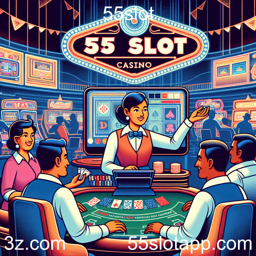 A Experiência do Cassino Ao Vivo no 55slot: Uma Imersão no Jogo Online